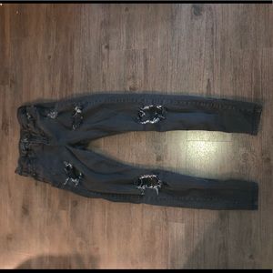Top shop skinny ripped jeans